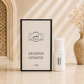 Arhas Arabian Jasmine alcohol-free perfume oil attar, 6ml bottle with box, Middle Eastern jasmine fragrance