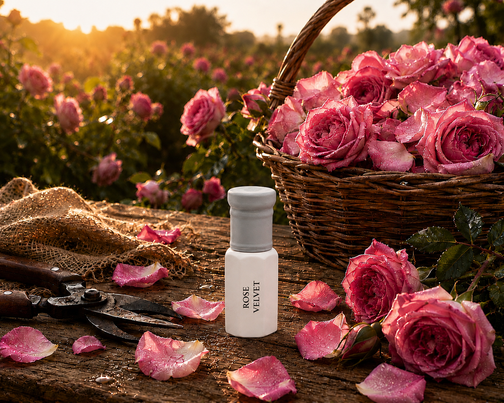 Rose Velvet Attar Oil | Classic Indian Rose Perfume Oil - 6ml