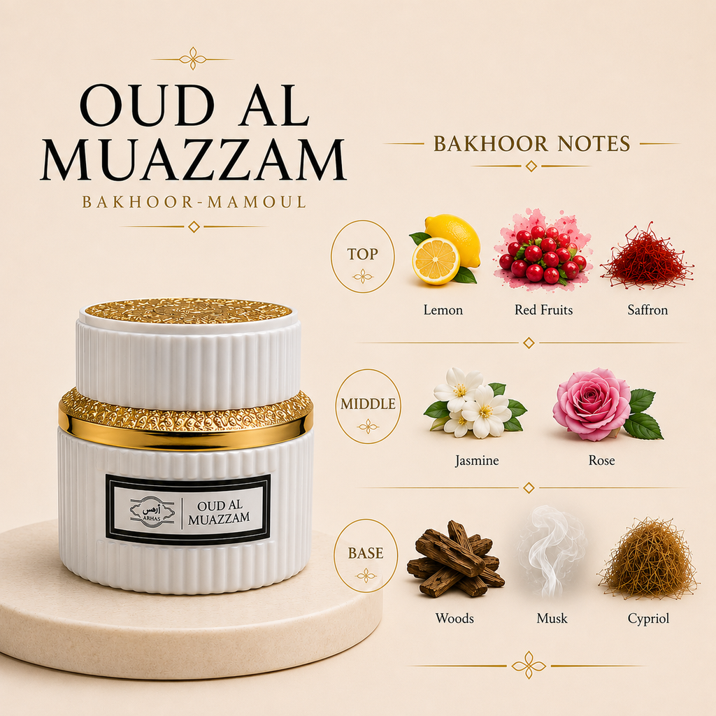 Oud al Muazzam Bakhoor | Arabic Bakhoor - 50g