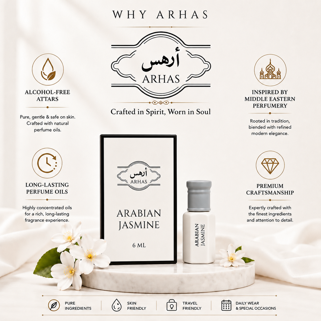 Arabian Jasmine Attar Oil | Mogra Jasmine Perfume Oil - 6ml