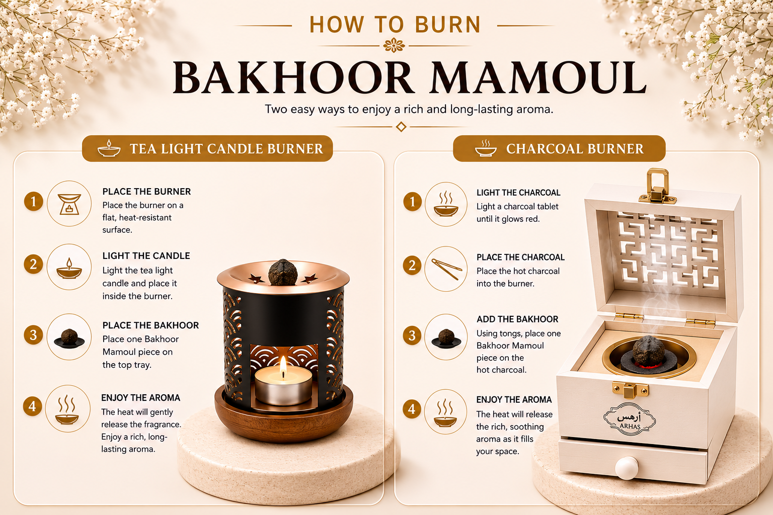 Oud al Muazzam Bakhoor | Arabic Bakhoor - 50g