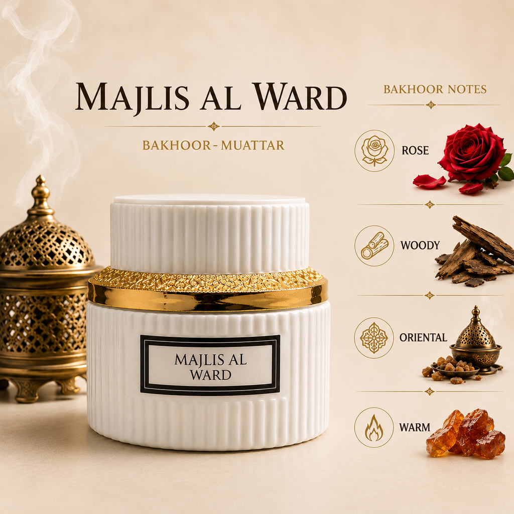 Majlis al Ward Bakhoor | Rose Incense Chips - 50g