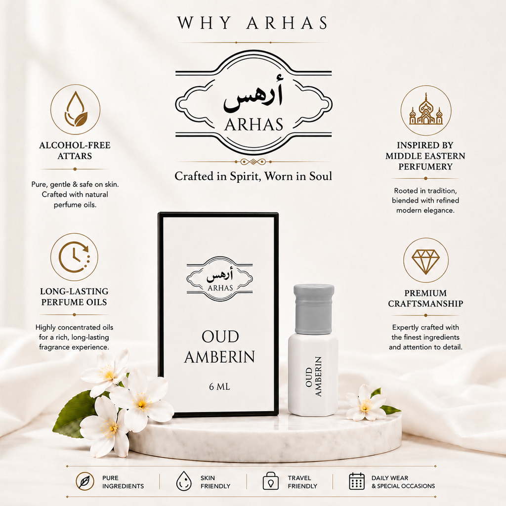Oud Amberin Attar Oil | Oud & Amber Perfume Oil - 6ml