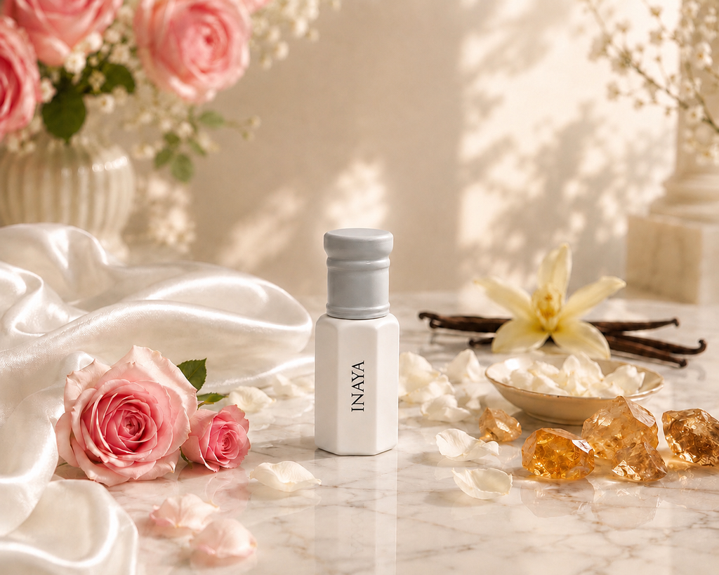 Inaya Attar Oil | Rose, Vanilla & Musk Perfume Oil - 6ml