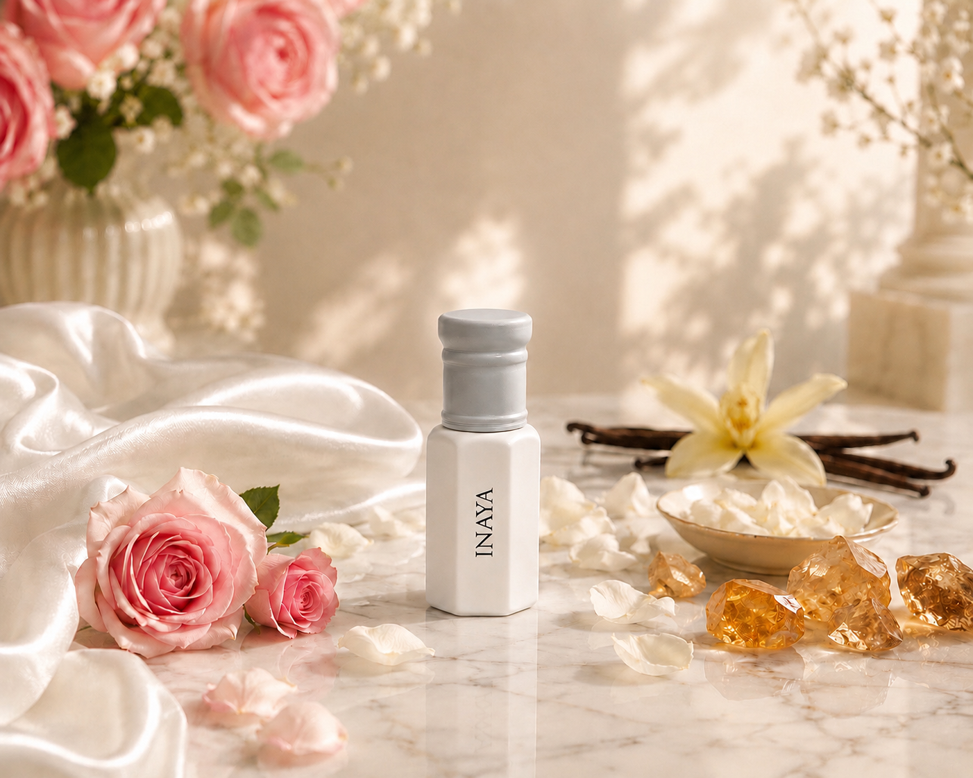 Inaya Attar Oil | Rose, Vanilla & Musk Perfume Oil - 6ml